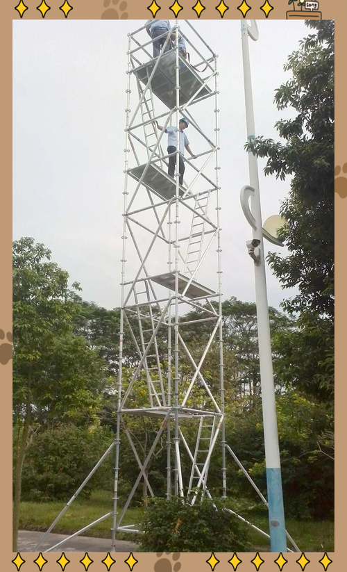 12米脚手架:高空作业的多功能利器